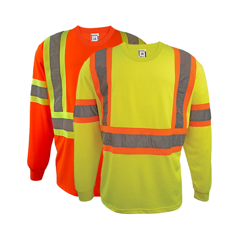 Coolworks Long Sleeve T-Shirt w/ Sleeve, 4″ Tape (2-Pack)