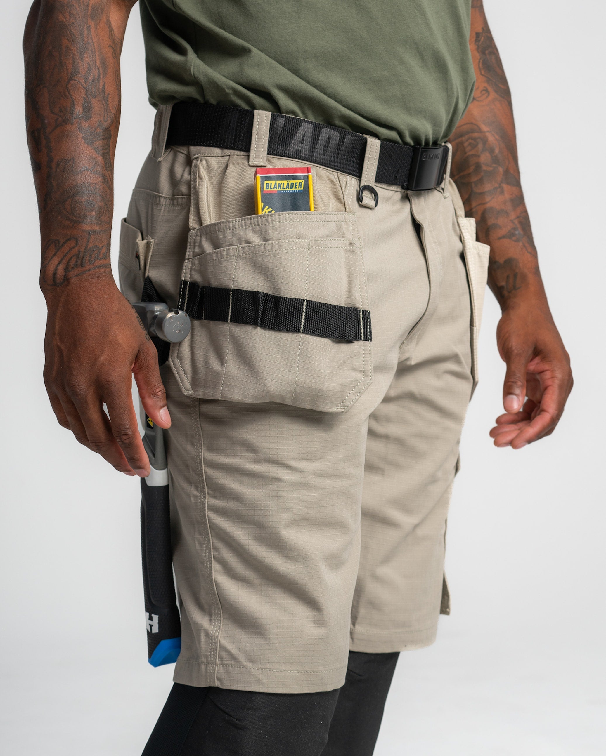 Blaklader Ripstop Shorts With Utility Pockets-8