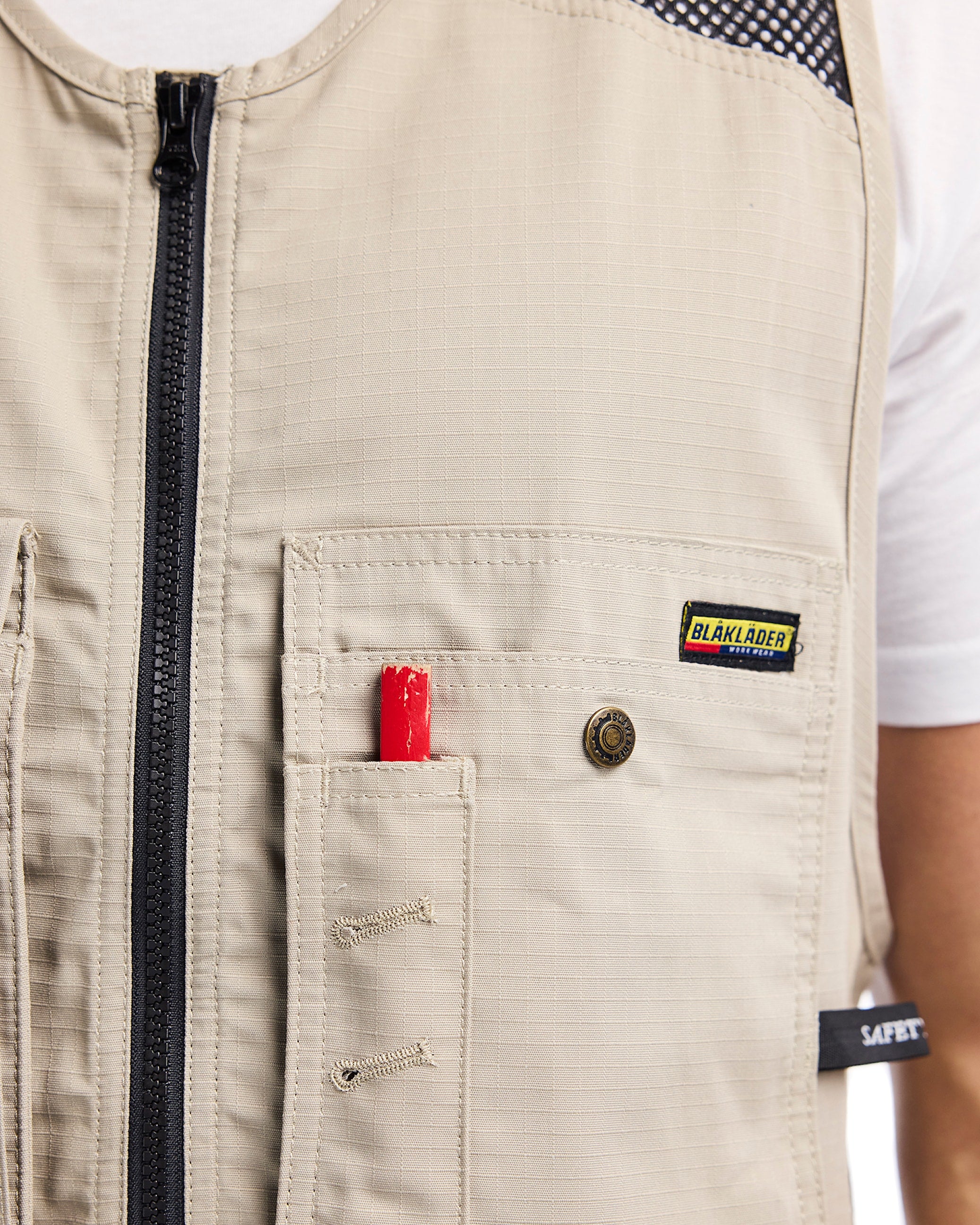Blaklader Ripstop Kangaroo Mesh Work Vest-12