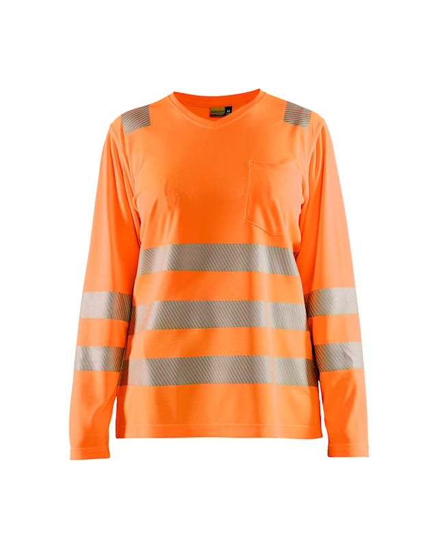 Blaklader Women's Hi-Vis Long Sleeve T-shirt-2