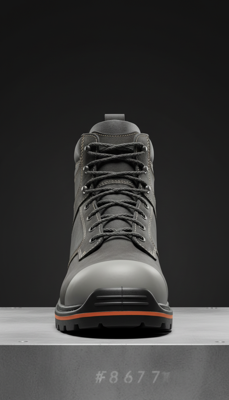 Steel-Toe Boot with Heavy-Duty Leather