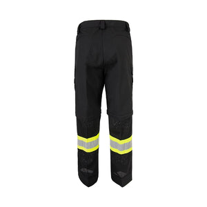 Coolworks Ventilated Cargo Style Workpants, 4″ Refl. Tape (Black)