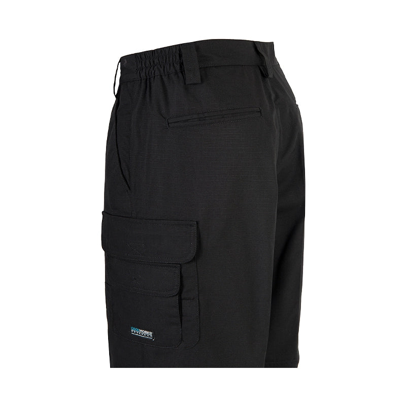 Coolworks Ventilated Cargo Style Workpants, 4″ Refl. Tape (Black)-3