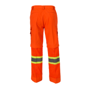 Coolworks Ventilated Cargo Style Workpants, 4″ Refl. Tape (Orange)