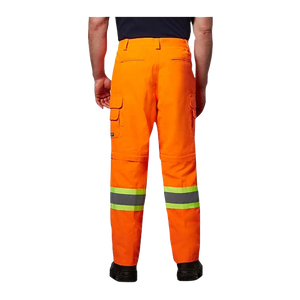 Coolworks Ventilated Cargo Style Workpants, 4″ Refl. Tape (Orange)