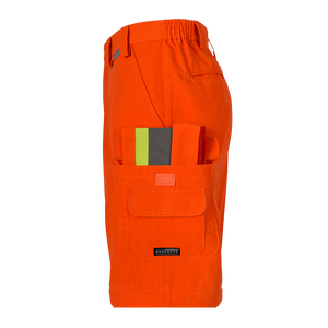 Coolworks Ventilated Cargo Style Workpants, 4″ Refl. Tape (Orange)