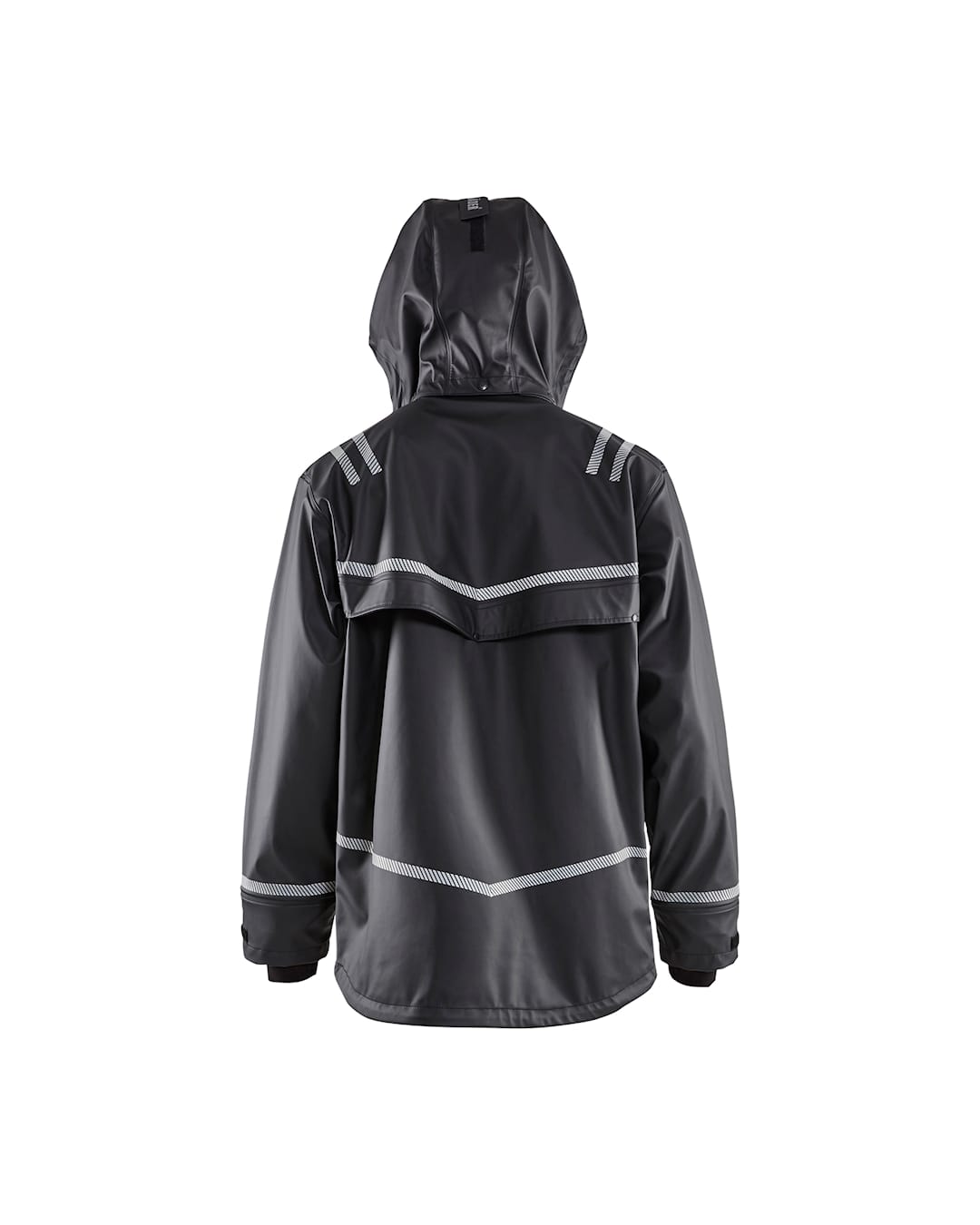 Blaklader Hooded Rain Jacket with Reflective Details-2