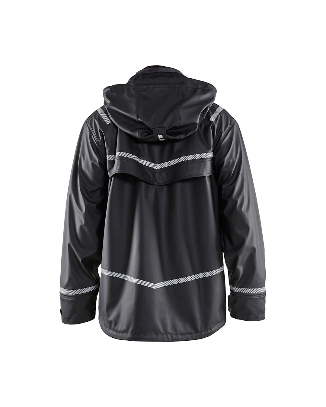 Blaklader Hooded Rain Jacket with Reflective Details-3