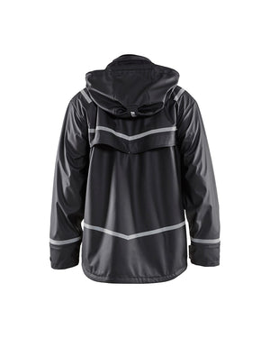 Blaklader Hooded Rain Jacket with Reflective Details