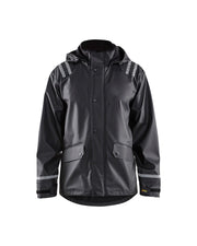 Blaklader Hooded Rain Jacket with Reflective Details