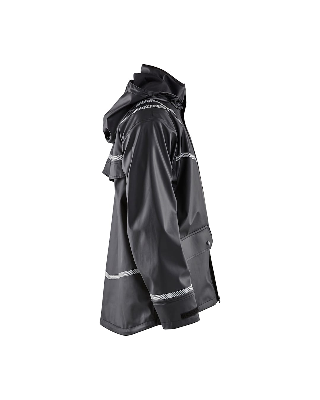 Blaklader Hooded Rain Jacket with Reflective Details-5