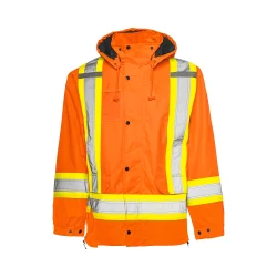 6-In-1 Winter Traffic Parka, 4″ Refl. Tape