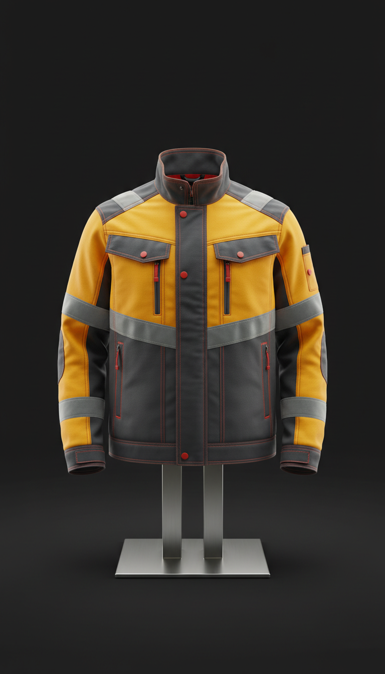 Reinforced Hi-Vis Work Jacket