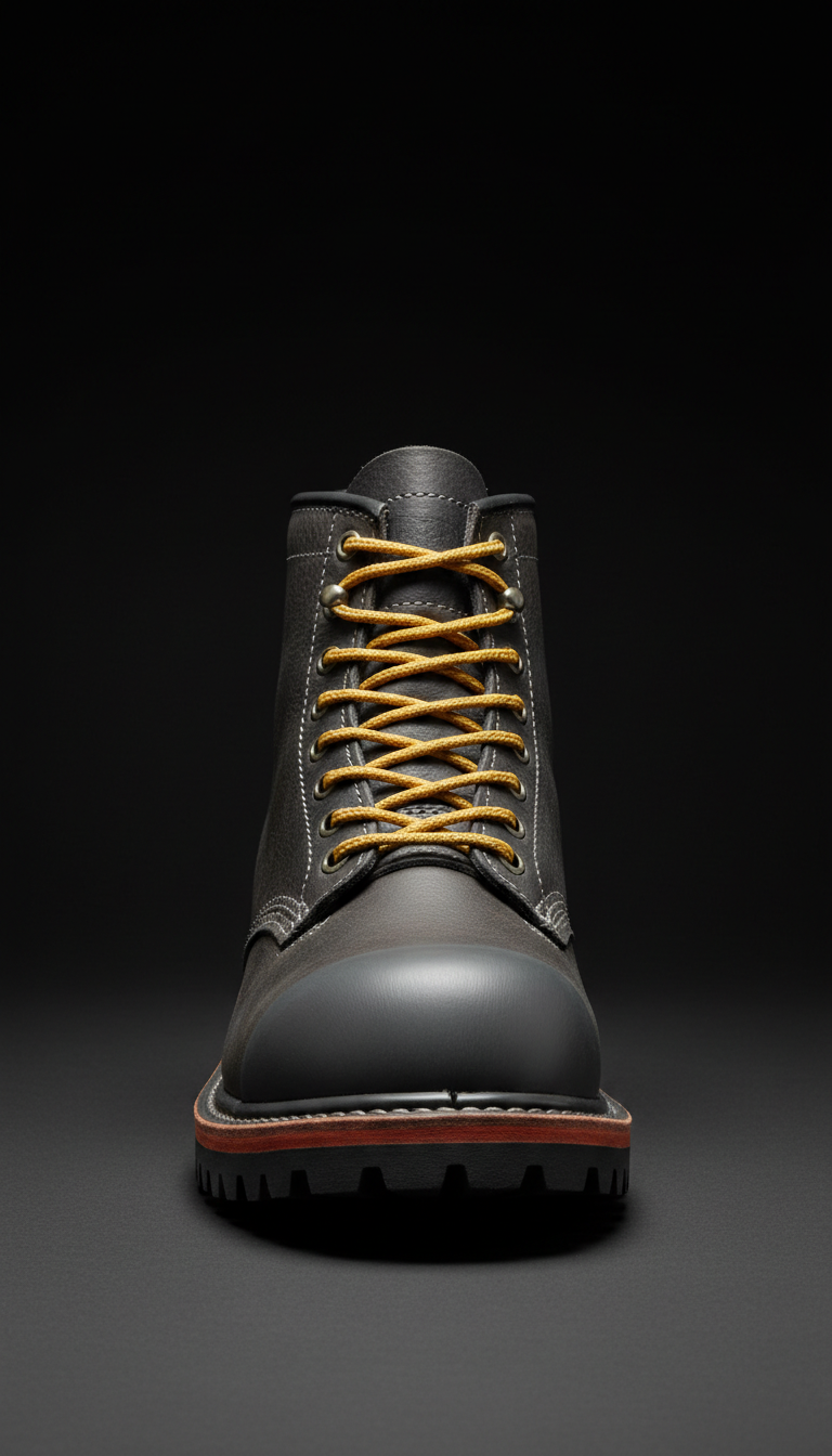 Full-Grain Leather Steel Toe Boot